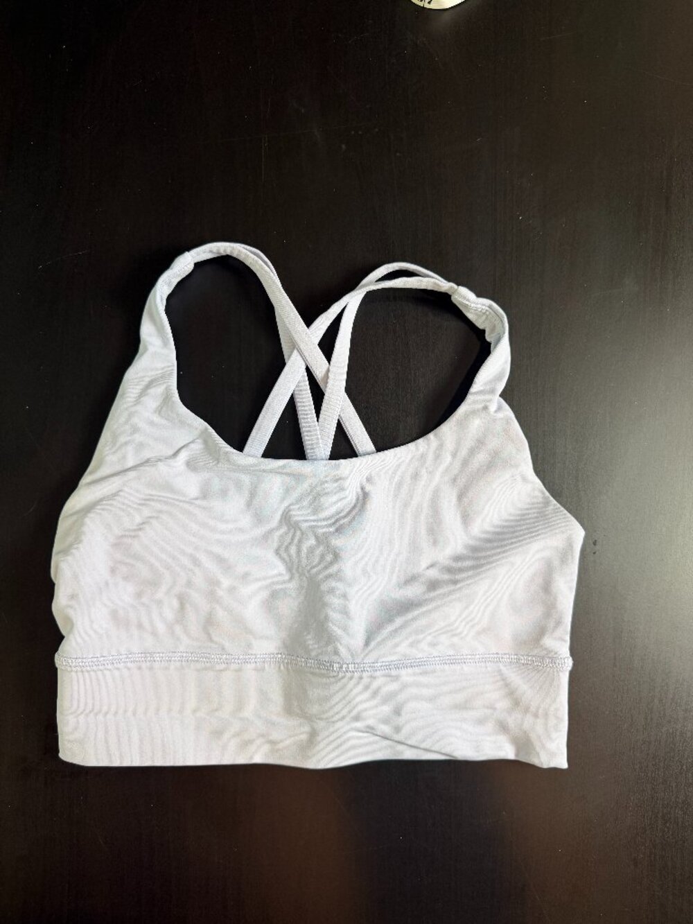 Lululemon Energy Long Line Light Blue or Lilac sports bra Size 4